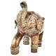 Brass Elephant Trunk Up Brass Figurines