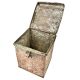 Copper Storage Box With Floral Repousse Latch And Handle