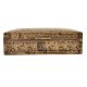 Hand Made Enameled Brass Box With Hinged Lid