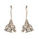 92.5 Sterling Silver Earrings Elephant With Trunk Up Hook Silver Earring For Girls