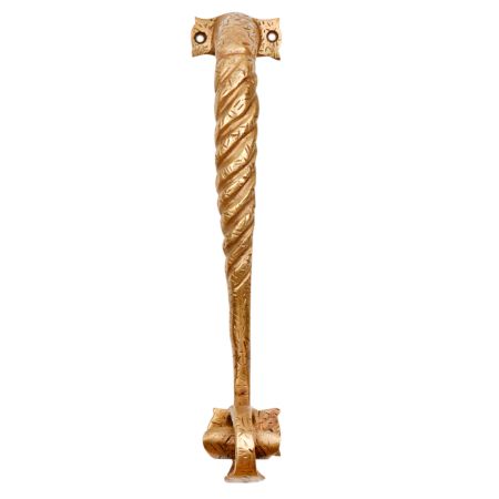 Golden Brass Solid Furniture Hardware Ornate Door Handle Pull