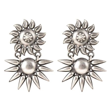 92.5 Sterling Silver Earrings Starry Delight Traditional Stud Earrings