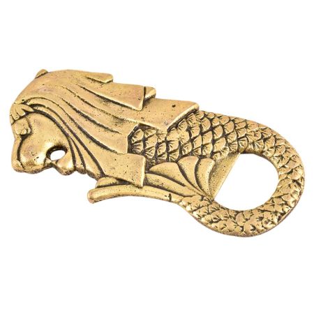 Brass Merlion Lion Bottle Opener