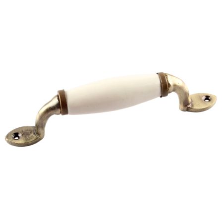 Cream Small Ceramic Antique Door Handles
