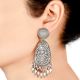 92.5 Sterling Silver Earrings Fancy Party Wear Drop and Dangler Earrings for Girls and Women