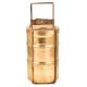 Handmade Brass 3 Tiffin Box Set From India