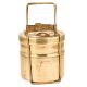 India Old  Brass Tiffin lunch Box With 2 Compartment