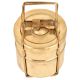 India Old  Brass Tiffin lunch Box With 2 Compartment