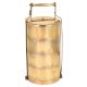 India Old  Brass Tiffin lunch Box With 4 Compartment