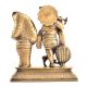 Brass Radha KrishnaÂ Hindu Worship Statue