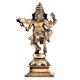 Lord Ganesha Figurine Brass Finely Engraved Dancing