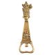 Flower Top Brass Bottle Opener