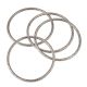 92.5 Sterling Silver Bangles With Light Thin Textured Design( Set OF 4 )
