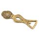 Traditional Brass Bottle Opener Engraved Floral Design