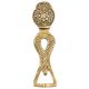 Traditional Brass Bottle Opener Engraved Floral Design