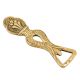 Brass Bottle Openers With Tribal Engraving