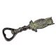 Brass Owl Bottle Opener Handcrafted Retro Barware With Patina Finish