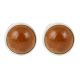 92.5 Sterling Silver Earrings Studs Agate Adorned Studs