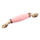 Pink Small Ceramic Antique Door Handles