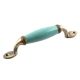 Sea Green Small Ceramic Antique Door Handles