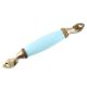 Turquoise Small Ceramic Antique Door Handles