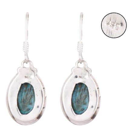 92.5 Sterling Silver Earrings And Turquoise Teardrop Earrings