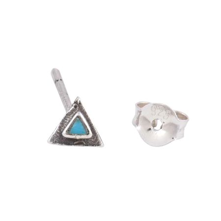 Turquoise 92.5 Sterling Silver Earrings Turquoise Stud EarringsÂ For Kids