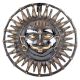 Brass Lord Surya Dev RoundÂ Wall Art