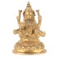 Brass Goddess Lakshmi Statue Sitting Position