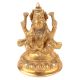 Brass Goddess Lakshmi Statue Sitting Position