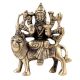 Brass Statue Of Mother Goddess Durga Seated on Lion
