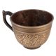 Brass Cup With Floral Carvings