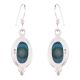 92.5 Sterling Silver Earrings Turquoise Teardrop Earrings