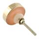 Pink Round Metal and Resin Drawer Knob
