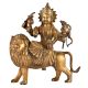 Brass Durga Ma Statue Ambe Ma Shera Wali Idol