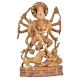 Brass Durga Statue Goddess Durga Slaying Demon Mahishasura