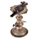 Traditional Brass Oil lamp Peacock Deepak Diya Stand Showpiece