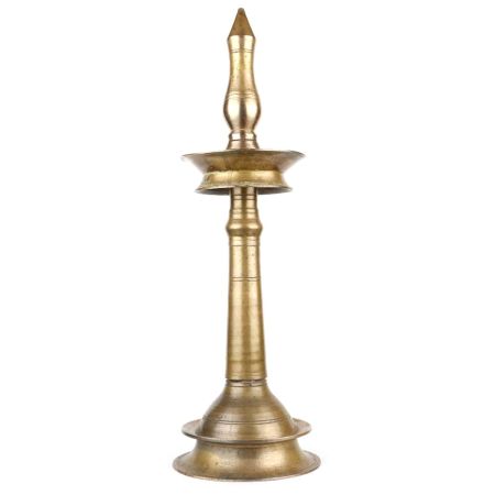 Brass Oil Lamp Kerala Deepam Solid Brass Material