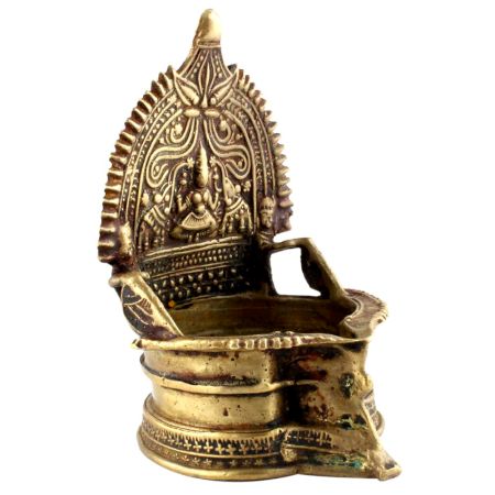 Brass Oil Lamp Cotton Wick Diya Lamp