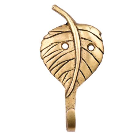 Brass Small Betel Leaf Wall Hook