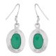 92.5 Sterling Silver Earrings Onyx Round Border Daily Wear Earrings for Girls
