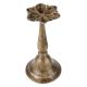 Brass Oil Lamp South Indian Engraved Diya Light Stand