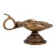 Brass Oil Lamp Two Hands Holding  Oil Lamp With Handle