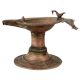 Brass Samai Oil Lamp Dhokra Tribal Oil Lamp With Peacock