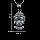 92.5 Sterling Silver Gautam Buddha Face Pendant For Men And Women