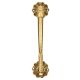 Ethnic Brass Door Handle With Floral Ends