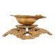 Brass oil Lamp Festival Diya On Raised Engraved Design