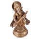 Brass Standing Ganesha Statue Playing The Veena