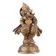 Standing Brass Ganesha Statue With Musical Instrument (Dholak )Decorative Showpiece