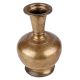 Hand Crafted Brass Flower Pot Sleek and Long Mughal Pattern Brass Pot